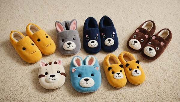 Découvrez les chaussons en forme d'animaux pour toute la famille